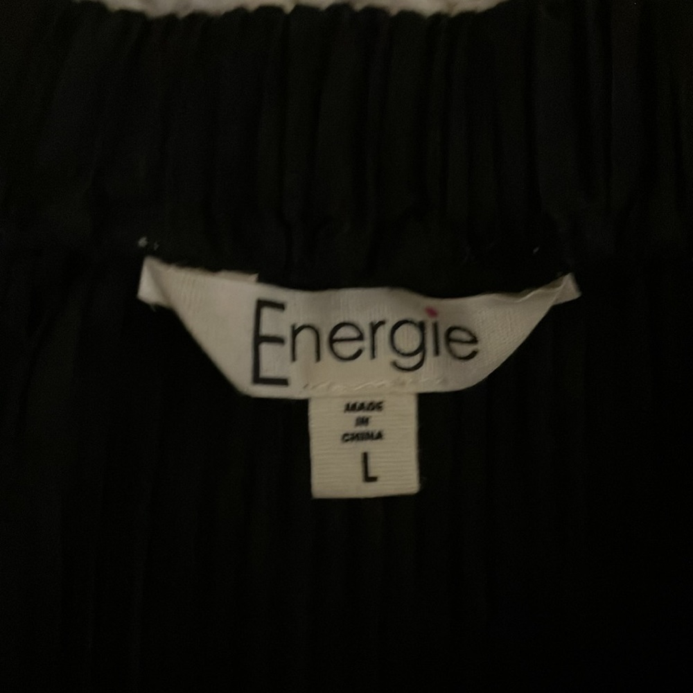 energie Black Pleated Skirt Size Large NEW NWT - Picture 6 of 8